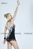 Vêtements de scène Justaucorps de gymnastique rythmique diamants robe de patinage artistique pour femmes et filles vêtements de danse de ballet sur glace personnalisée