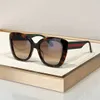 Klassische Sonnenbrille für Männer und Frauen, speziell, 0860, Modedesigner, Sommer, Avantgarde-Brille, Anti-Ultraviolett-Schutz, Acetat-Brille mit ovalem Rahmen, zufällige Box