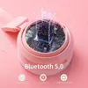 Cep Telefonu Kulaklıklar Somik GS510 Bluetooth Kablosuz Kulaklık Mikrofonlu RGB Renkli Kawaii Kedi Kulakları Kulaklık Kız Bluetooth Gamer Hediye YQ240202