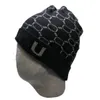 Luxury Cashmere Sticke Hat Designer Beanie Cap Men's Winter Casual Wool Warm Hat N-6