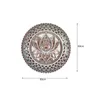 Decorative Figurines Bohemian Metal Mandala Flower Wall Art Decor Lotus Appearance Exotic Style Iron For Home Books
