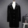 Imitation Mink Fur Coat Male Whole Medium Length Haining Autumn and Winter Thickened Oversized RTO1