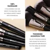 BEILI Luxury Black Professional Makeup Brush Set Big Powder Makeup Brushes Foundation Natural Blending pinceaux de maquillage 240124