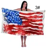 Microfiber Beach Towel American Flag Bath Towels Digital Printing Sunscreen Soft Absorbent Various Patterns 0202