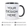 Canecas personalizadas 11oz café cerâmico texto personalizado po imagem novidade personalizar diferentes imagens de design presente personalizado