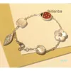 Van Bransoletka Clef Cleef Four Leaf Clover Bracelets Biżuteria Projektant Serie