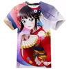 T-shirts pour hommes 3D Imprimer Love Live T-shirt Anime Mode Streetwear Hommes Femmes Sport Vêtements unisexes