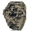 Nuovo orologio mimetico SMAEL orologio da uomo sportivo LED orologio al quarzo da uomo sportivo orologio da polso 8001 uomo militare impermeabile343O