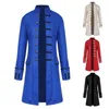 Men's Suits Men Jacket Long Sleeve Trench Coat Single Breasted Mid-length Outwear