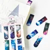 6pcs /set kawaii sky cactus磁気ブックマークブックページ文房具学校のオフィスサプライペーパークリップのマーカー