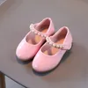 Zapatos menina sapatos de couro pérola princesa sapato moda mary jane sapato lorita sapato menina sapato criança vestidos de menina 240129