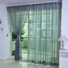 Curtain Small Door Curtains 1 Pcs Color Tulle Window Drape Panel Sheer Scarf Room Cooling