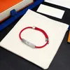 Дизайнерский тканый браслет для женщин Champs Charm Fashion Серебряные цветы Браслеты с именной табличкой Love Jewelry Женские браслеты Модные классические подарки на открытом воздухе -3