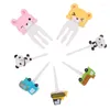 Vorken 4-20 pc Mini Animal Farm Cute Picks Children Snack Cake Dessert Fruit Lunch Bento Accessories Party Decor