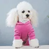 Hundkläder kläder för små hundar katt varm vinter husdjurskläder mjuka sammet overaller valp tjej hoodies jumpsuit tröja chihuahua
