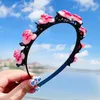 Acessórios de cabelo moda meninas criança bonito flor clipe artesanal morango hairbands presentes de aniversário headwear FS-011