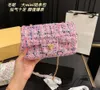 Sac de créateur Channell CF Chaneles Mini sac à chaîne en laine parfum fée charme mignon épaule bandoulière à la mode Classic645