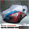 Car Covers Case er dla mini Cooper F60 F54 F55 F56 R60 R55 R56 Outdoor Sunoor Shade UV Snow Waterproof Protection Akcesoria H220425 DHR7P