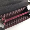 leather Wallet Designer Card holder Zipper leather Long Wallet Quilted purse Clutch Bag