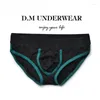 Underpants D. M 남성용 속옷 낮은 허리 모달 얇은 삼각형 바지 편지 개인화 꽉 청소년