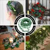 Decorative Flowers 7 5m 1pc Artificial Garland Foliage Green Leaves Vine And Wire Wall Plants Decoration For Wedding Party Ceremony DIY