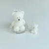 Ferramentas artesanais Urso Vela Molde de Silicone DIY Animal Aromaterapia Sentado Pedra Perfumada Gesso Ferramenta Abrasiva