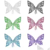 Costume Accessories Butterfly Fairy Glitter Wings Women Girl Dress Up Cosplay Halloween Party Angel Costume Accessory Drop Delivery Ap Dhbn7