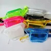 Waist Bags Summer Holographic Clear Fanny Pack Belt Bag Waterproof PU For Women Crossbody Bum Transparent