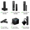 Fjärrkontroller Ersättning Voice Smart Controllers för Amazonn Firestick 4K TV Stick 3rd Gen Fire Cube Lite hem