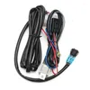 Housses de siège de voiture Kit de chauffage intégré universel 12V coussins chauffants en fibre de carbone/fil en alliage ensemble de coussins à interrupteur rond adaptés aux sièges auto