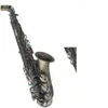 Alto Saxophone Black EbTune Musical Instrument A 992 Alto Saxophone with Mouthpiece. Reed. Neck. Case Free Shipping