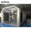 8x5x3.5mH (26x16.5x11.5ft) wholesale High Quality Automotive inflatable Spray Booth blow up Paint tent inflatable car garage tents