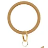 WRISTLET KEYCHAIN ​​CIRCLE Sile Bangle Key Ring Armband Hoop Keyring Fashion Women Gift SMycken Tillbehör FOB Drop Delivery DHD1T