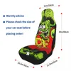 Fundas para asientos de coche The Rat Fink Cover Impresión personalizada Universal Protector frontal Accesorios Juego de cojines