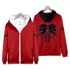 Women's Hoodies 2024 3d Aphmau Aaron Zipper Varsity Jacket Merch Zip Women Men hooded tröja tröjor pojkar flickor cosplay hoo