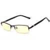 Sunglasses Frames High Quality Rim Slim Computer Glasses Men Brand Designer Yellow Lens Anti Blue Ray Radiation Rimless Gaming Eye253c