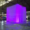 도매 맞춤형 크기 2.25/2.5m 풍선 사진 부스 Photobooth 큐브 텐트 화려한 가변 LED 조명 인클로저 벽 판매