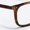 Anteojos ópticos para hombres y mujeres Diseñador retro NN-114 Marco de gafas de chapa de moda Elasticidad detallada Estilo cuadrado Placa de lente de luz anti-azul con caja