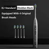 Szczoteczka do zębów Jimok K2-4 elektryczna zasilanie Ultradźwiękowe elektryczne ładowanie USB Technologia wybielania dla dorosłych pędzel Q240202