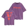 Męska koszulka designerska vintage vintage retro myjnia v shirt luksusowa marka T koszule damskie krótkie rękaw T-koszulka letnie koszulki przyczynowe Hip Hop Tops Krótkie ubrania V-26