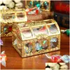 Gift Wrap Gift Wrap 10 Pcs Candy Box Plastic Containers Chocolate Bridegroom Pirate Treasure Kids Paper Bag Drop Delivery Dhmqt