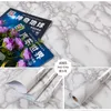 Wallpapers Self Adhesive Wallpaper Marble Pattern Kitchen Waterproof Oil Resistant Dirt Stickers Furniture Renovation