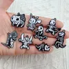 Charms 10pcs Dinosaur Dog Animal Charm For Jewelry Making Enamel Earring Pendant Necklace Bracelet Accessories Diy Craft Supplies