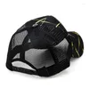 Ball Caps XdanqinX 2024 Summer Mesh Hat Women's Breathable Baseball Cap Adjustable Size Ventilation Men's Novelty Couple