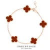 Luxury Fashion Designer Necklace Women Bracelet Earrings Clover Necklace Bracelet Earrings Classic Popular Women Designer Jewellery