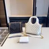 fashion Group Bag Fashion Pocket 3pcs/set Women chain Handbag+designer walletL messenger shoulderbag High Capacity Composite Shopping tote d