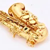 Kaluolin Alto Saxophone Eフラット楽器電気泳動ゴールドはスーパープロフェッショナルグレード無料配送