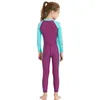 Женские купальники 2024, уличный детский костюм для дайвинга, купальник с длинными рукавами для девочек и мальчиков, рашгард для детей, детский гидрокостюм