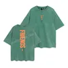 Męska koszulka designerska vintage vintage retro myjnia v shirt luksusowa marka T koszule damskie krótkie rękaw T-koszulka letnie koszulki przyczynowe Hip Hop Tops Krótkie ubrania V-26