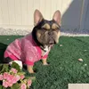 Piesowa odzież designerska ubrania pies pet sweter zima ciepłe dzianiny zimne pogodę Zwierzęta płaszcza odzieży stroi